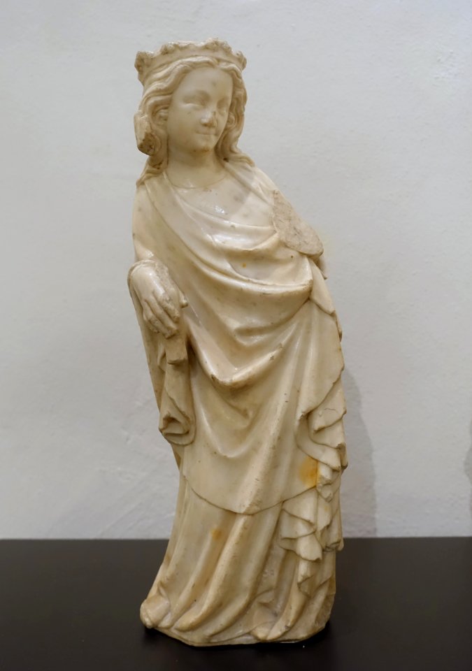 Individual figures from the High Altar of Cologne Cathedral, 1, Cologne, c. 1310-1320, Carrara marble - Museum Schnütgen - Cologne, Germany - DSC00016