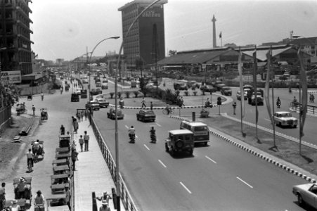 Indonesie, Djakarta, verkeersweg, Bestanddeelnr 924-8457