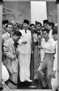 Indonesie, Soekarno, na het uitroepen van de republiek Indonesia 1945, Bestanddeelnr 924-8282