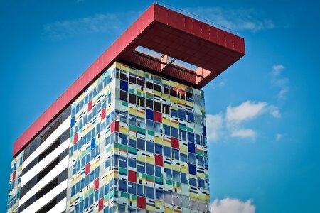 Skyscraper modern facade