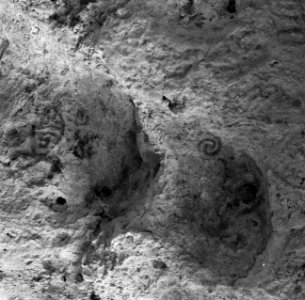 Indiaanse rotstekeningen bij Cero Canashito op Aruba, Bestanddeelnr 252-7943