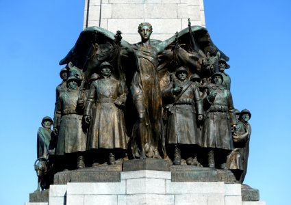 Infantry Memorial sculpture - Brussels, Belgium - DSC07700