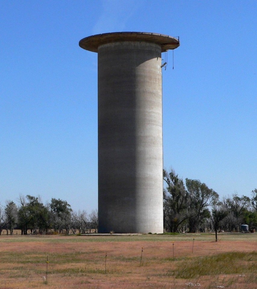 Indianola, Nebraska POW camp water tower 1