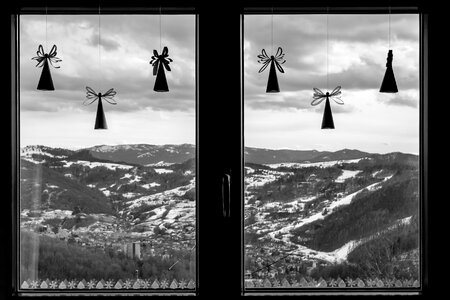 Christmas snow vintage