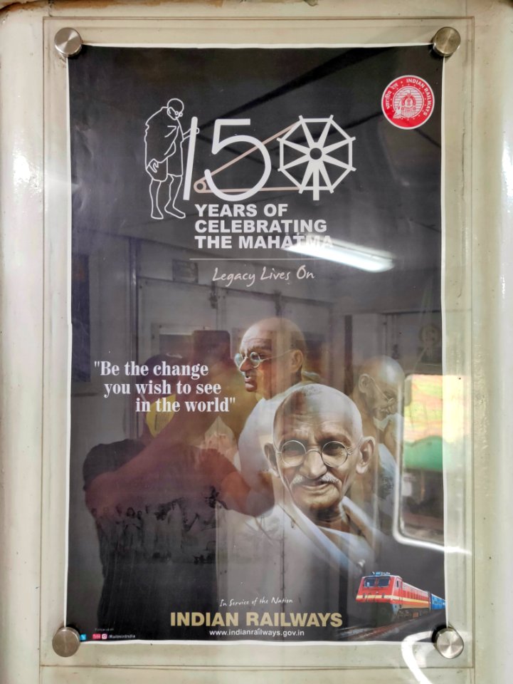 Indian Railway celebrates 150 years of Mahatma