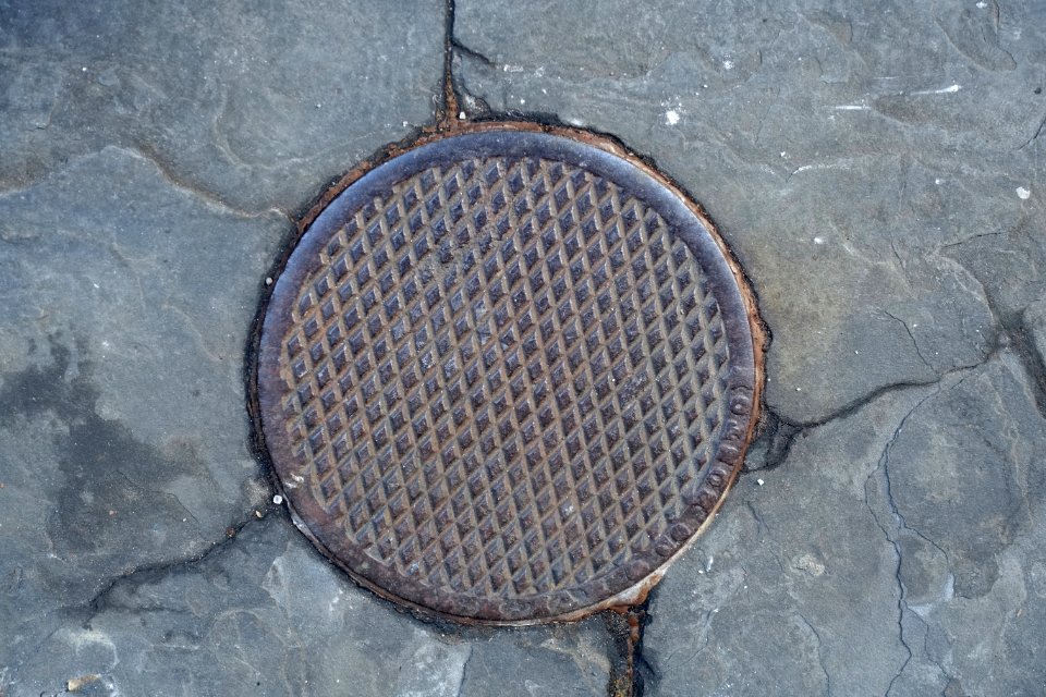 Indecipherable Co. Boston street hole cover - Beacon Hill - Boston, MA - DSC02336