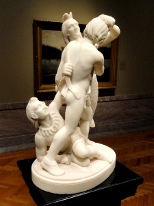 Indian Combat, carved 1868, by Edmonia Lewis - view 1 - Cleveland Museum of Art - DSC08934
