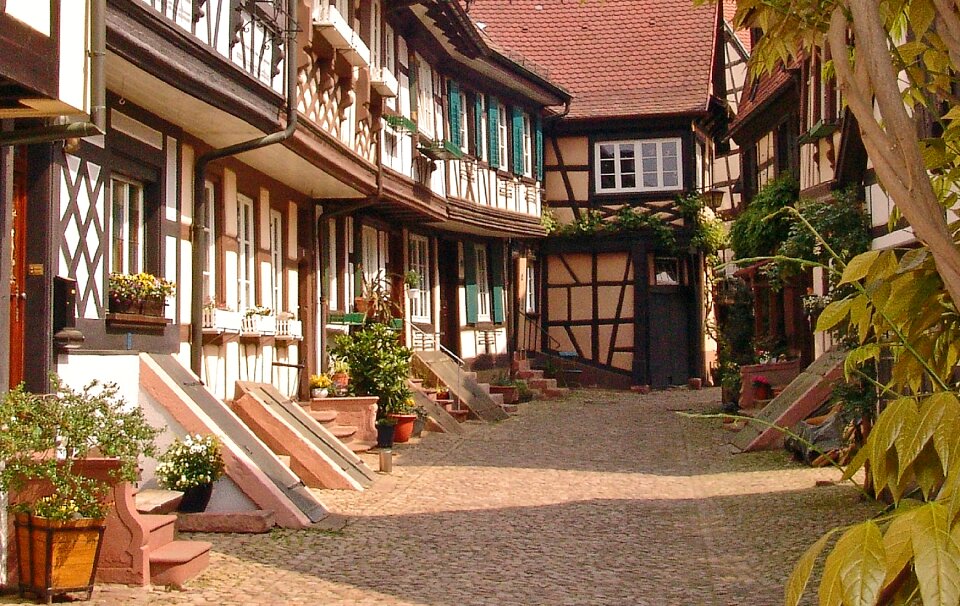 Historical building passage middle ages