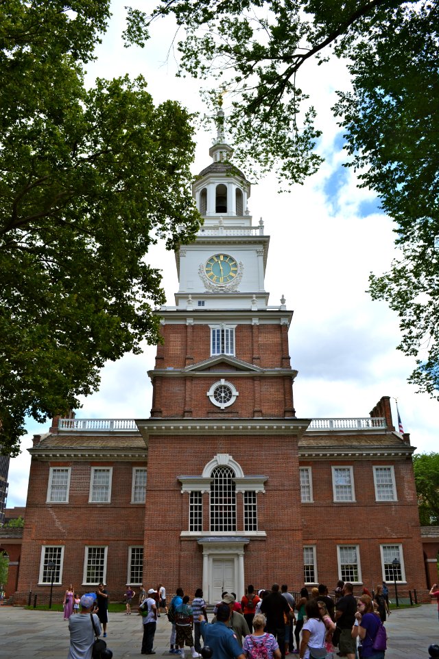 Independence Hall from south (rear) Philly
