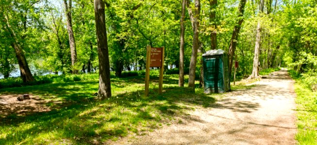 Indian Flats Hiker Biker campsite on Chesapeake and Ohio Canal