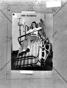 Internationale tentoonstelling in ziekenhuisbenodigdheden in Wenen ziekenbed, Bestanddeelnr 923-9583