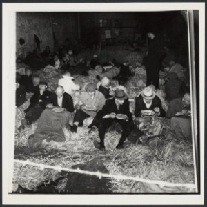 Interneringskamp Levantkade te Amsterdam. Mannenafdeling, Bestanddeelnr 31017 094