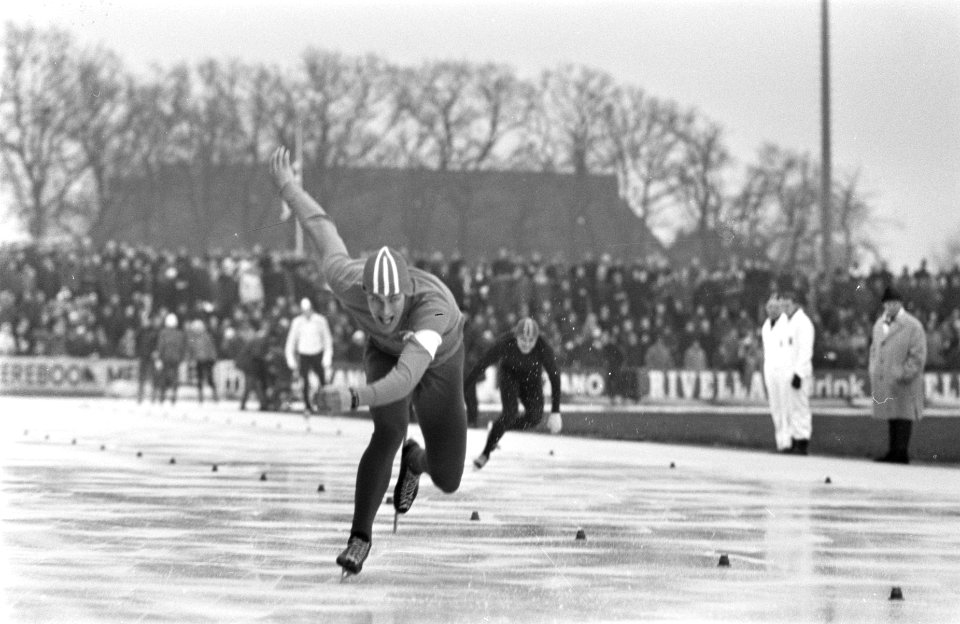 Internationale Schaatswedstrijden in ijsstadion Thialf te Heerenveen Ard Schenk , Bestanddeelnr 921-9632