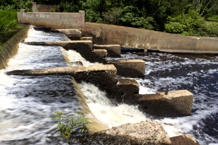 Indian Head River - 05 - Dam and fish ladder