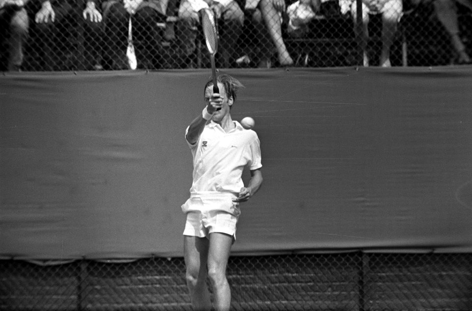 Internationale tenniskampioenschappen in Hilversum ( t Melkhuisje ) G. Battrick, Bestanddeelnr 923-7132