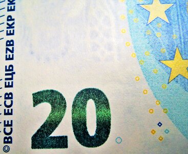 New twenties front side dollar bill