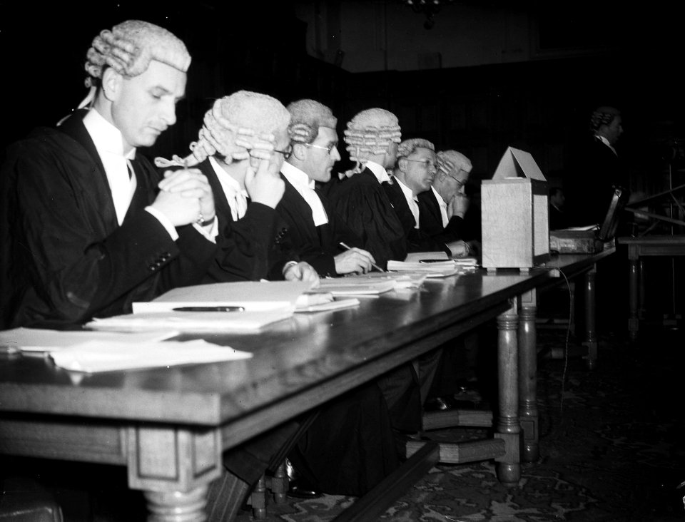 Internationaal Hof van Justitie. Kwestie Korfoe-kanaal. De Engelse delegatie, Bestanddeelnr 902-6060