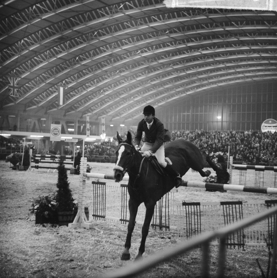 Internationaal Concours Hippique in RAI. De Duitser H. G. Winkler op Romanus, Bestanddeelnr 915-6969