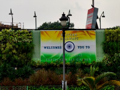 India's biggest vertical wall garden