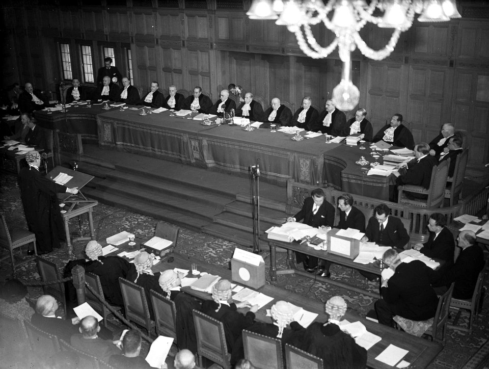 Internationaal Hof van Justitie. Kwestie Korfoe-kanaal. Overzicht tijdens het v…, Bestanddeelnr 902-6062