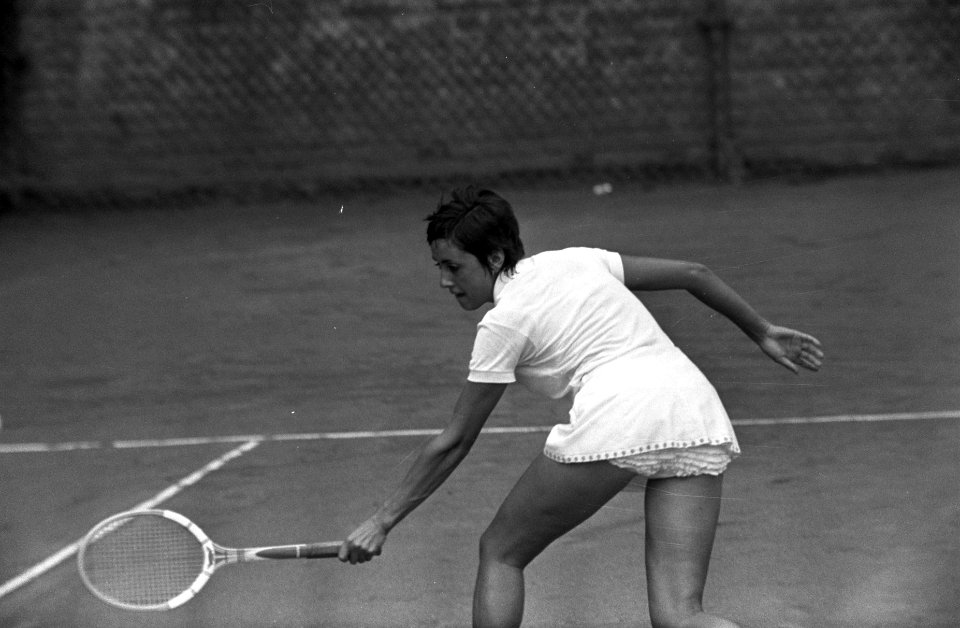 Internationale tenniskampioenschappen in Hilversum ( t Melkhuisje ) Judith Dalo, Bestanddeelnr 923-7134