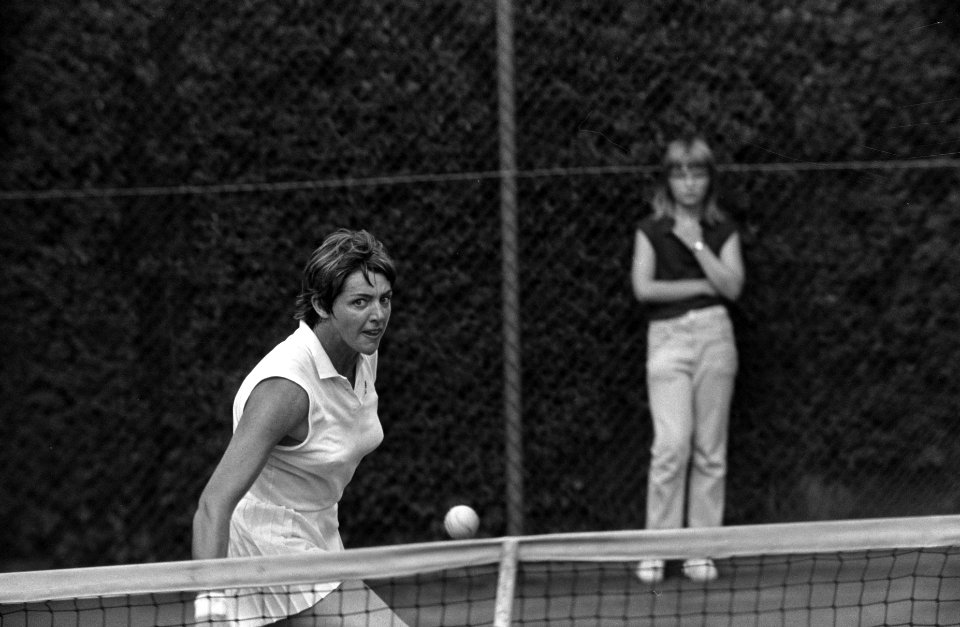 Internationale tenniskampioenschappen in Hilversum ( 't Melkhuisje ) Margaret C, Bestanddeelnr 923-7129