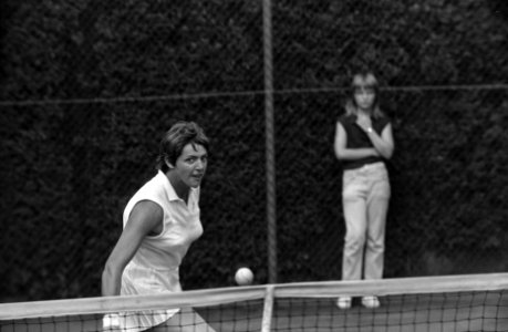 Internationale tenniskampioenschappen in Hilversum ( 't Melkhuisje ) Margaret C, Bestanddeelnr 923-7129