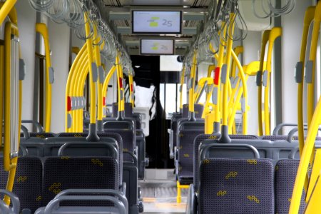 Interiors of Antwerp Albatros trams 1