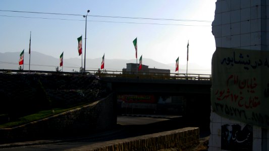 Interlace - end of 17 shahrivar st - flags of Iran-Nishapur 10