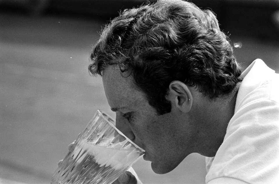 Internationale tenniskampioenschappen in Hilversum ( t Melkhuisje ) Tom Okker d, Bestanddeelnr 923-7182