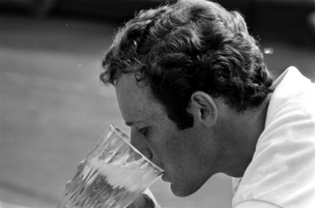 Internationale tenniskampioenschappen in Hilversum ( t Melkhuisje ) Tom Okker d, Bestanddeelnr 923-7182