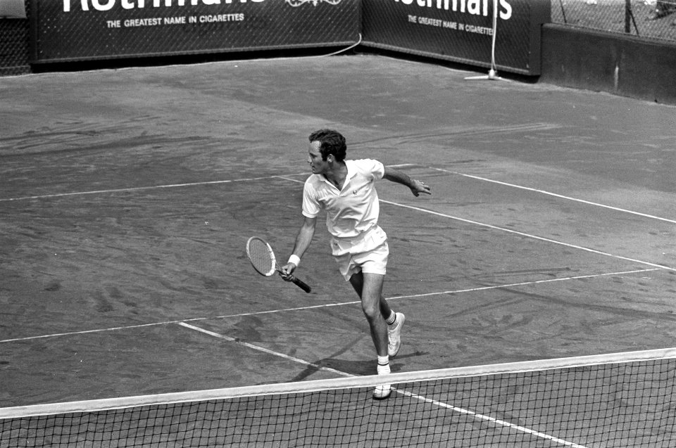 Internationale tenniskampioenschappen in Hilversum ( t Melkhuisje ) Okker in ak, Bestanddeelnr 923-7185