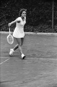 Internationale tenniskampioenschappen bij Melkhuisje te Hilversum, Evonne Goolag, Bestanddeelnr 924-7687