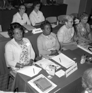 Internationaal Congres van Sociaal Democratische Vrouwen in Minervapaviljoen te , Bestanddeelnr 915-5005