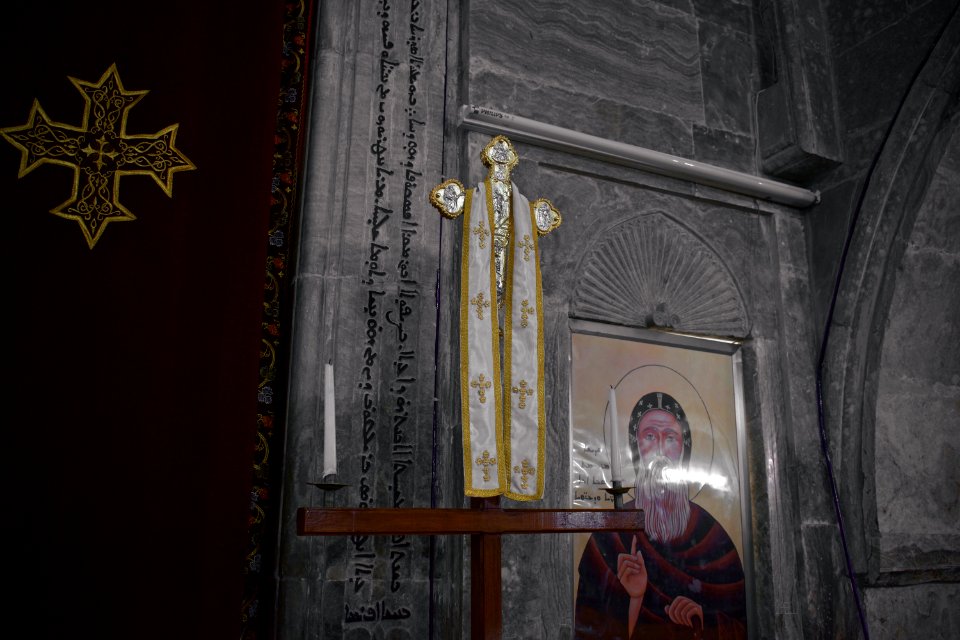 Interiors views of the Monastery of Saint Matthew 01