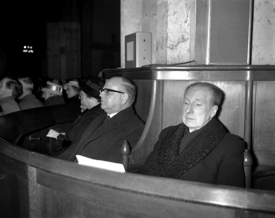 Interkerkelijke Gebedssamenkomst in Domkerk (Utrecht) Drs Korthals en Baron Va, Bestanddeelnr 913-3839