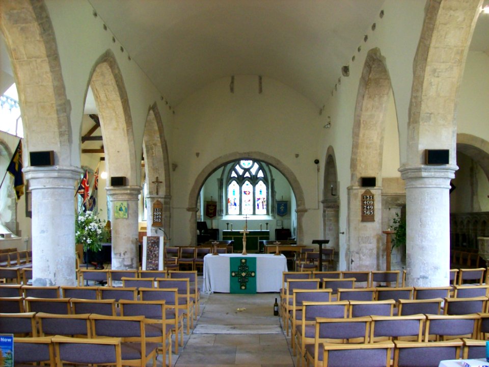 Interior, All Saints, Fawley