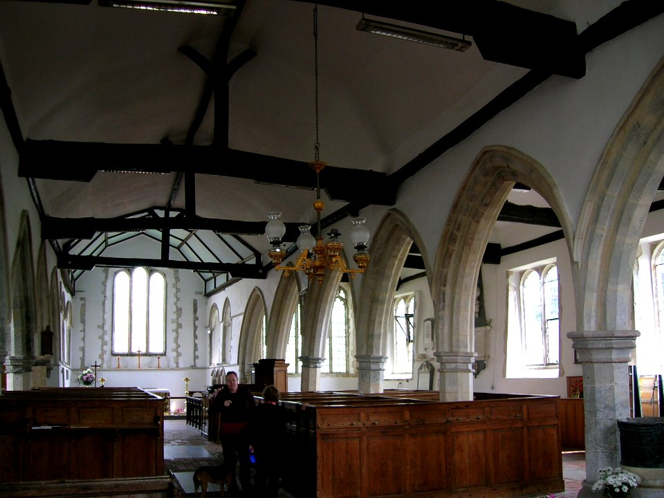 Interior, Brookland church