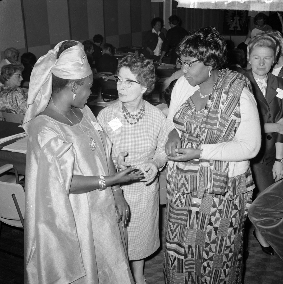 Internationaal Congres van Sociaal Democratische Vrouwen in Minervapaviljoen te , Bestanddeelnr 915-5010