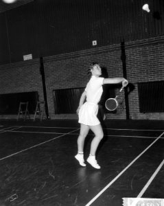 Internationale badmintonkampioenschappen te Haarlem, Agnes Geene, Bestanddeelnr 917-4263