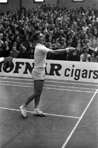 Internationale badmintonwedstrijden in Duinwijckhal Haarlem Spelmoment, Bestanddeelnr 923-2561