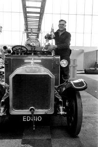 Internationale Brandweertentoonstelling in RAI, Amsterdam Engelse motorspuitwage, Bestanddeelnr 923-5760