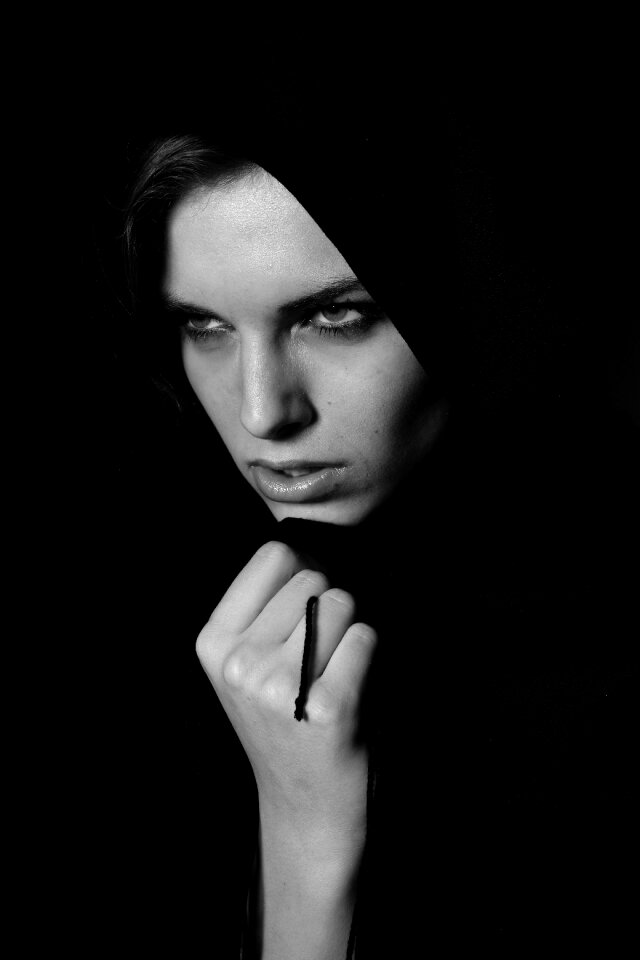 Human model beautiful