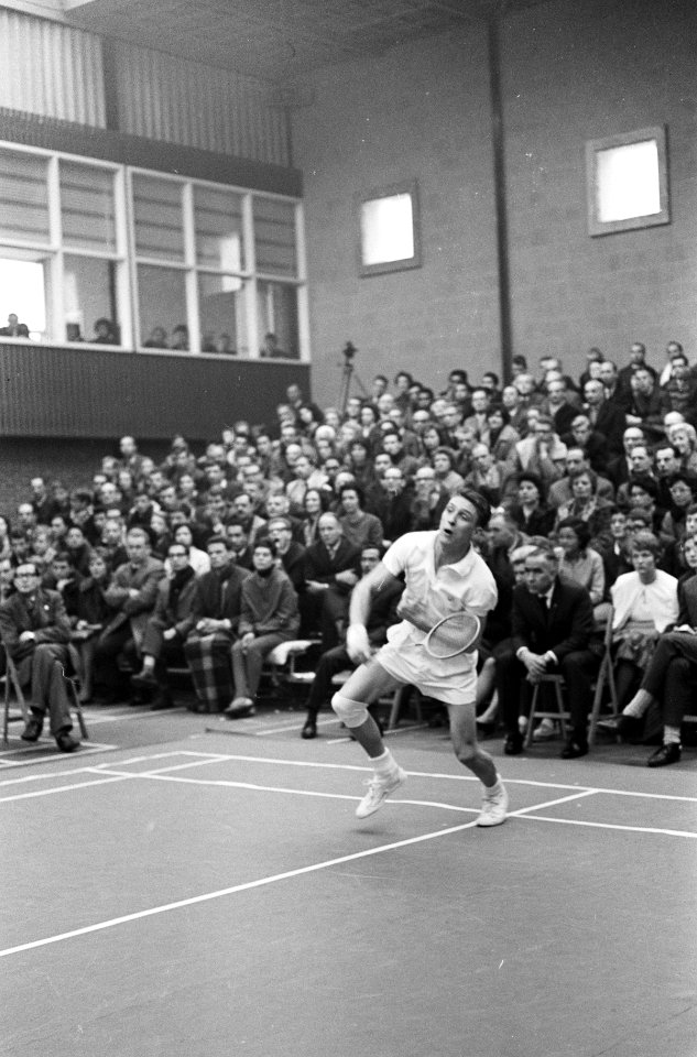 Internationale Badmintonkampioenschappen te Haarlem Henning Borch in aktie, Bestanddeelnr 914-8062