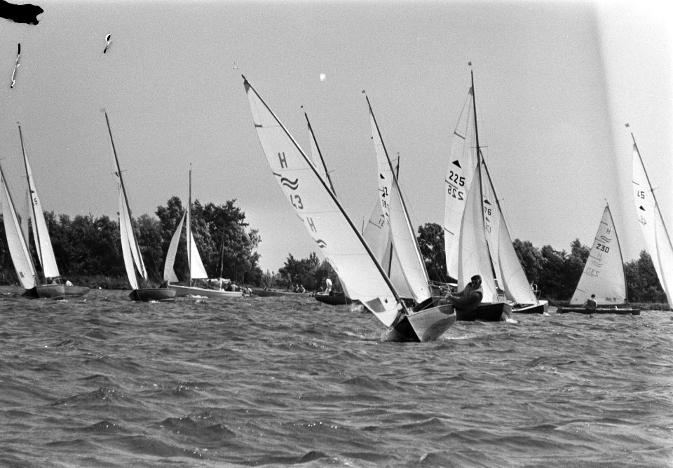 Internationale Kaagweek (zeilen) op Kagerplassen Rampusklasse in aktie, Bestanddeelnr 923-6616