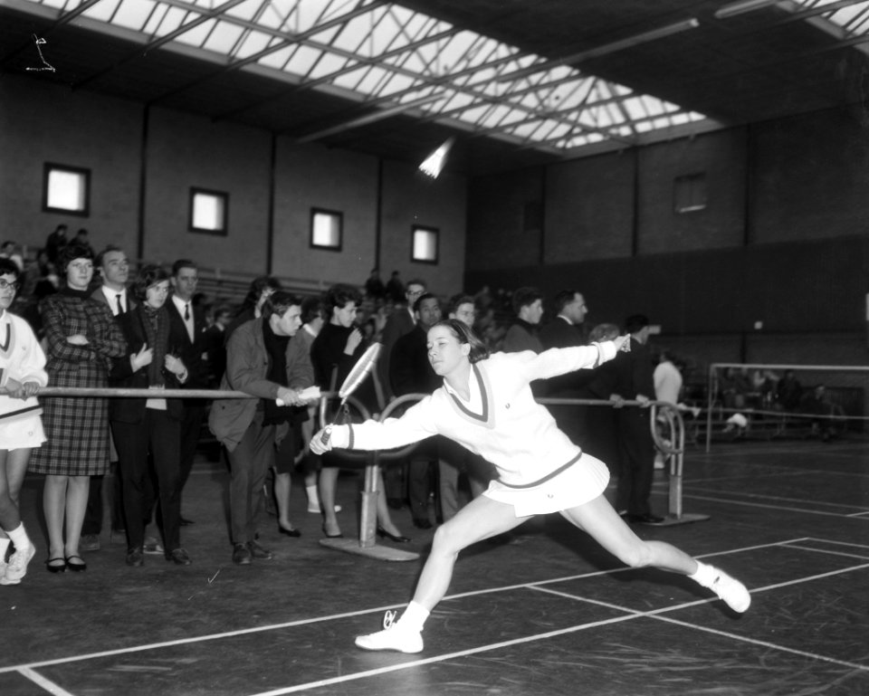Internationale badmintonkampioenschappen te Haarlem, Bente Flindt (Denemarken), Bestanddeelnr 917-4272
