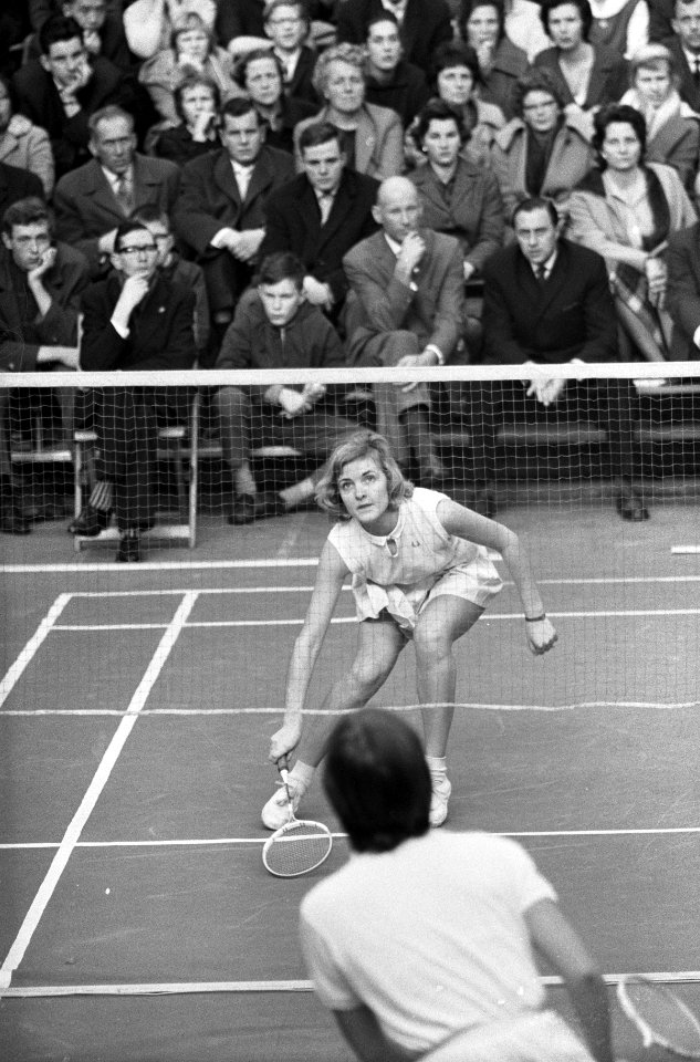 Internationale Badmintonkampioenschappen Haarlem in nieuw Duinwijck hal Dahl , Bestanddeelnr 913-5108