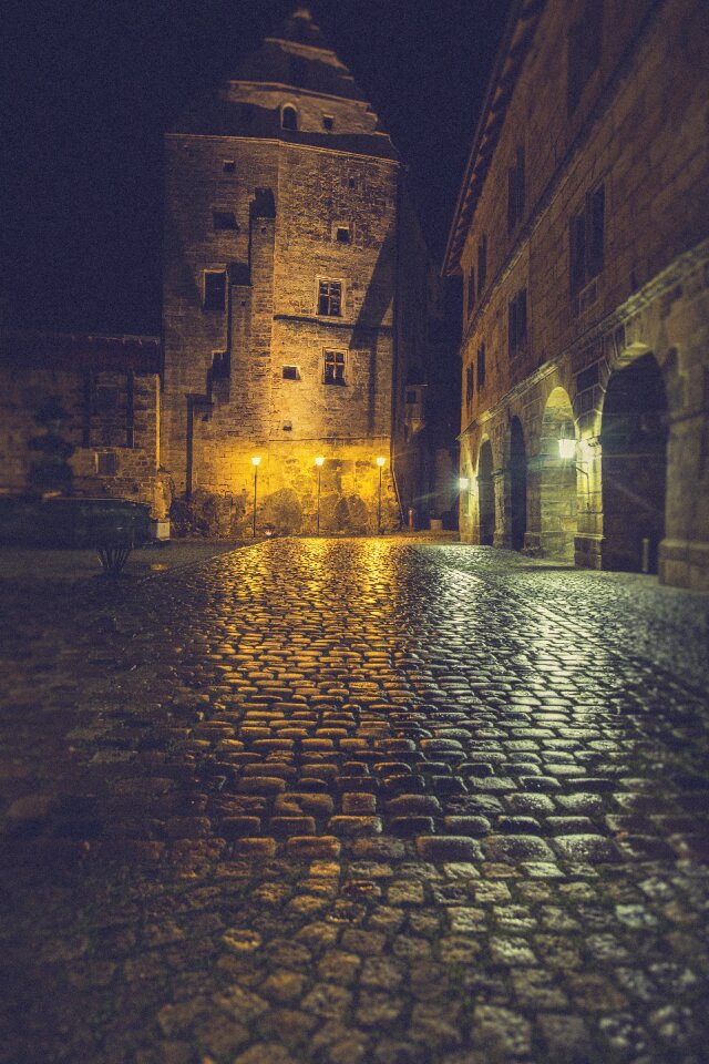 Old castle building fortress photo