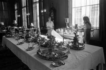 Inventaris Grand Hotel te Scheveningen wordt binnenkort geveild, tafelzilver, Bestanddeelnr 926-6125