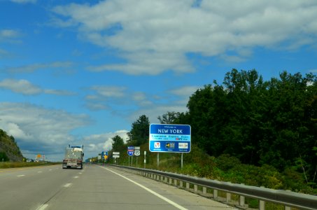 Interstate 99 entering New York